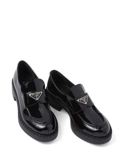 prada loafer chocolate|farfetch prada loafers.